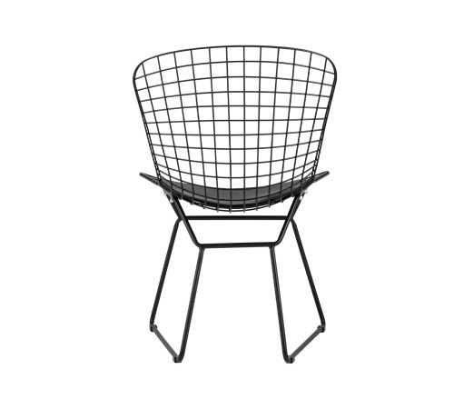 УТ000004220 Стул обеденный Bertoia, черный, с черной подушкой УТ000004220 Стул обеденный Bertoia, черный, с черной подушкой
