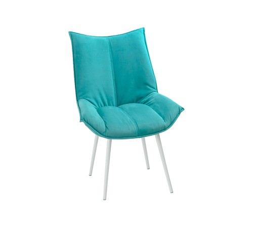 4600812042395 Кухонный стул Осло, бирюзовый/белый