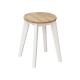 2000026010333 Табурет круглый Дези, массив березы/белый