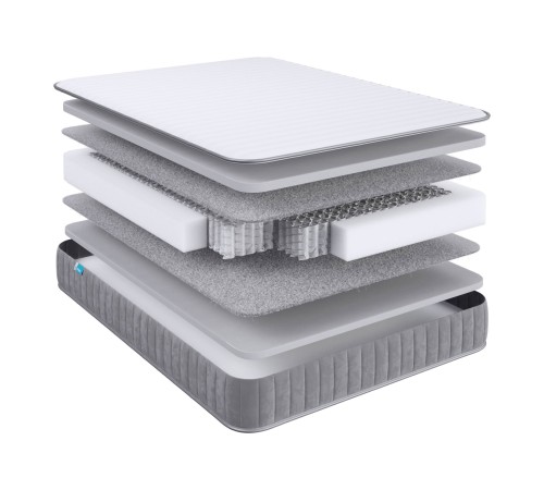 Тахта с подъемным механизмом Алекс 120х200, кремовый велюр + Матрас Optima SХ 22 120х200