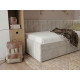Тахта Олли с ящиком, кремовый велюр
