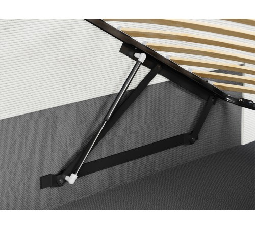 Тахта с подъемным механизмом Риана 90х200, молочный велюр