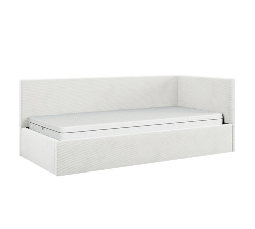 Тахта с подъемным механизмом Риана 90х200, молочный велюр
