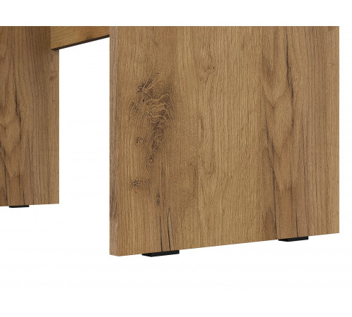 Стол туалетный Кайло, дуб золотой/белый матовый