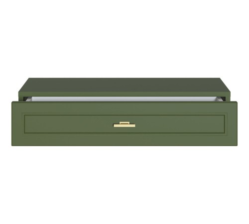 Стол-консоль Марион 12.318, дымчатый Зеленый/олива шагрень