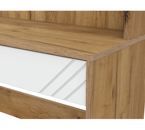 Стол туалетный Кайло, дуб золотой/белый матовый