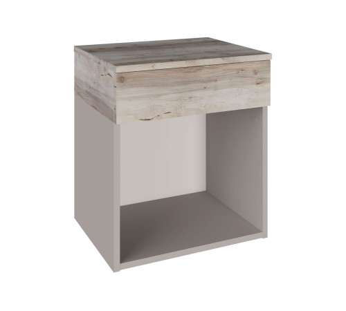 Тумба Осака 1 ящ с нишей ПМ-441.02, велюр/клен каньон крупнолистный