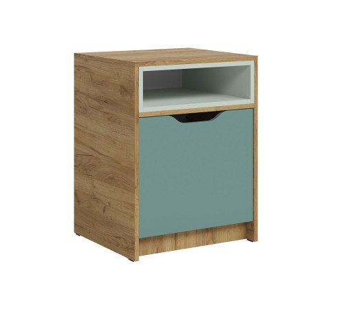 Тумба прикроватная Рич, дуб крафт золотой/пастельный зеленый/сумеречный голубой Тумба прикроватная Рич, дуб крафт золотой/пастельный зеленый/сумеречный голубой