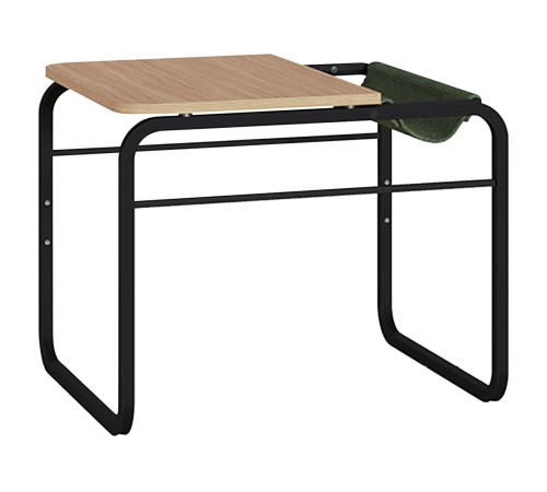 Стол журнальный Марвэл, черный/плэйн/мосс