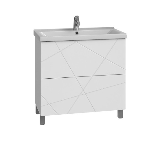 Тумба под раковину Геометрия 600-0-2 (Комо), бетон