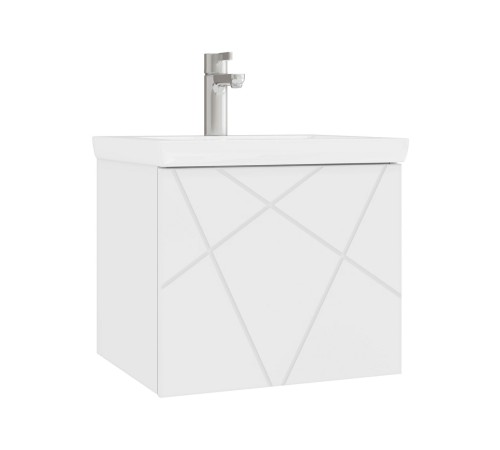 Тумба под раковину Геометрия 800-0-1 (Комо) навесная, бетон