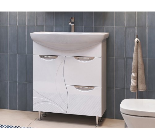 Тумба под раковину Каллао 700-1-2 с раковиной (Балтика)