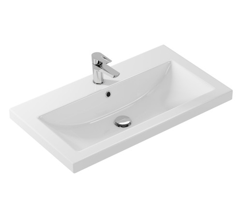 Тумба под раковину Геометрия 800-0-1 (Комо) навесная, бетон