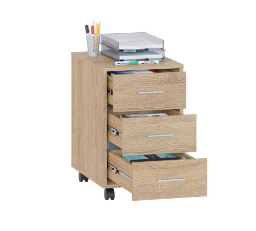 00-00016337 Офисная тумба Лукер / КТ-350, дуб сонома