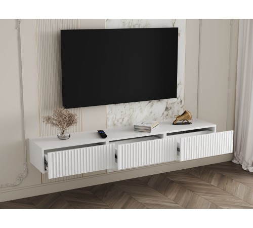 ТВ-тумба Сопрано, белый глянцевый ТВ-тумба Сопрано, белый глянцевый