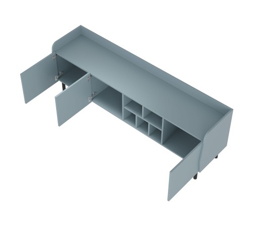 ТВ-Тумба Бруно с нишей, дасти Грин