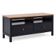 ТВ-тумба Кымор 2 ящ, Черный/Светло-коричневый