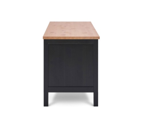 ТВ-тумба Кымор 2 ящ, Черный/Светло-коричневый ТВ-тумба Кымор 2 ящ, Черный/Светло-коричневый