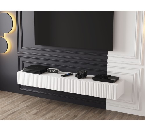 ТВ-тумба Сопрано, белый глянцевый ТВ-тумба Сопрано, белый глянцевый