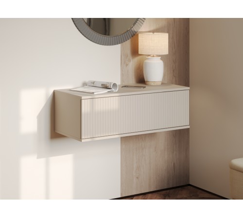 ТВ-тумба подвесная Амели 1 ящ, кашемир