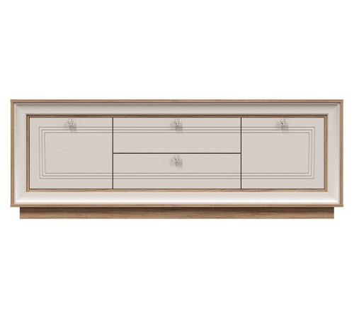 ТВ-тумба Прато 1800, вяз швейцарский светлый/газания матовая