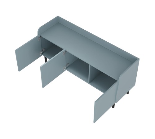 ТВ-Тумба Бруно 3 дв, дасти Грин