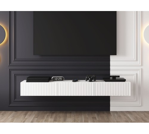 ТВ-тумба Сопрано, белый глянцевый ТВ-тумба Сопрано, белый глянцевый