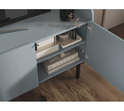 ТВ-Тумба Бруно 3 дв, дасти Грин