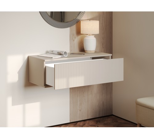 ТВ-тумба подвесная Амели 1 ящ, кашемир