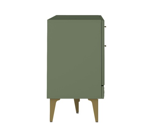 ТВ-тумба Марион 16.167, дымчатый зеленый/олива шагрень