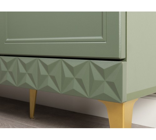 ТВ-тумба Марион 16.167, дымчатый зеленый/олива шагрень