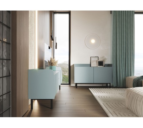 ТВ-Тумба Бруно с нишей, дасти Грин