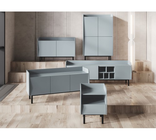 ТВ-Тумба Бруно с нишей, дасти Грин