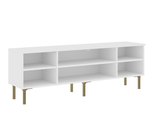 ТВ-тумба Ванесса, белый/золото