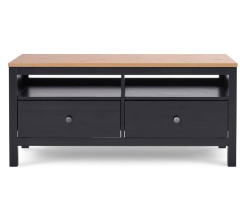 ТВ-тумба Кымор 2 ящ, Черный/Светло-коричневый ТВ-тумба Кымор 2 ящ, Черный/Светло-коричневый