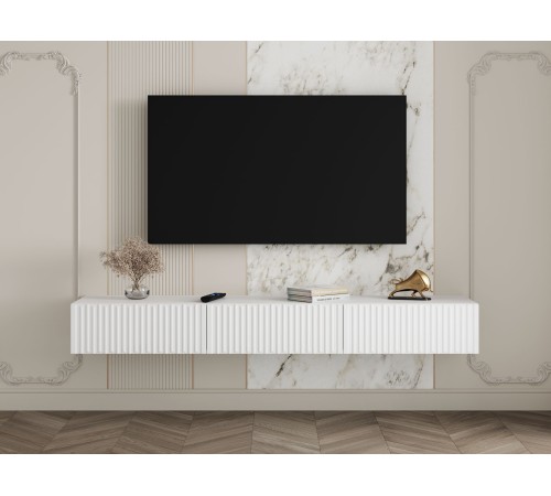 ТВ-тумба Сопрано, белый глянцевый ТВ-тумба Сопрано, белый глянцевый