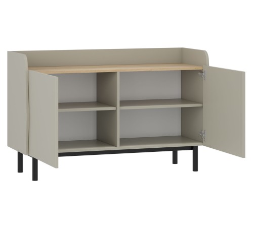 ТВ-Тумба Бруно 2 дв, шалфей/дуб крафт золотой