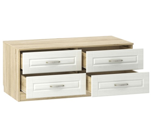 ТВ тумба Оливия НМ 040.48 Х, дуб сонома/белое дерево