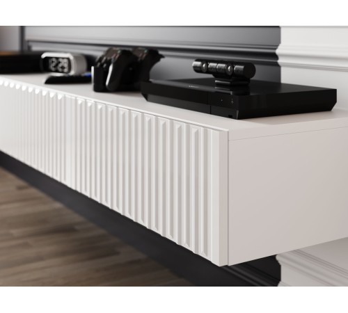 ТВ-тумба Сопрано, белый глянцевый ТВ-тумба Сопрано, белый глянцевый