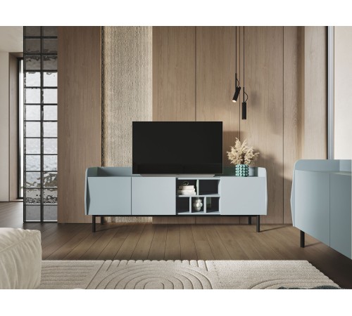 ТВ-Тумба Бруно с нишей, дасти Грин