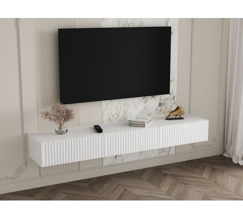 ТВ-тумба Сопрано, белый глянцевый ТВ-тумба Сопрано, белый глянцевый