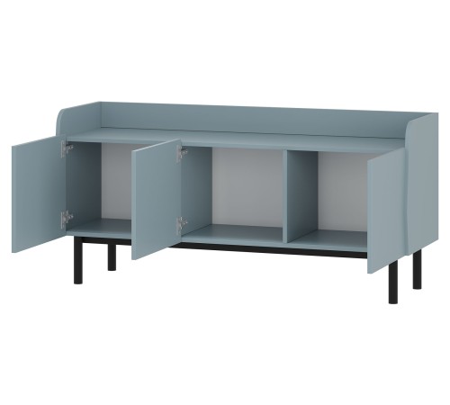 ТВ-Тумба Бруно 3 дв, дасти Грин