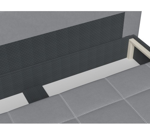 Диван Капри угловой, серый