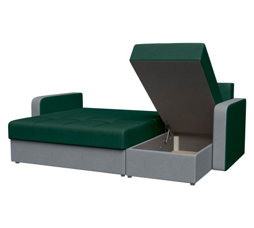 Диван Терри угловой, зеленый (Магнетика)
