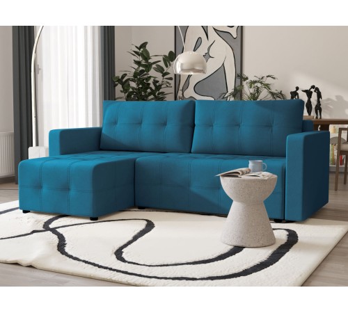 Диван Кантри угловой, синий