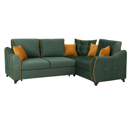 Диван Френсис угловой, лиственный