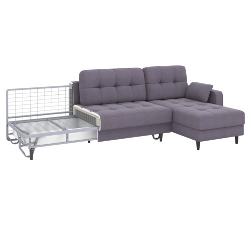 Диван Санфорд с оттоманкой макси, графит