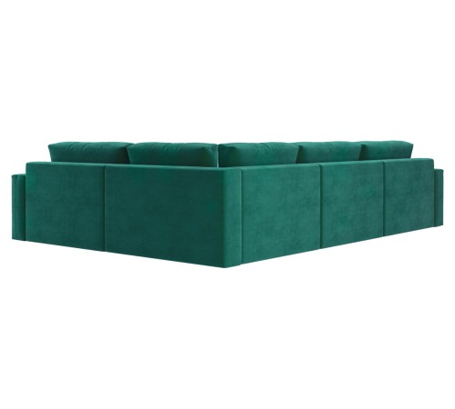 Диван Клермон угловой Макси, зеленый