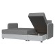 Диван Салем угловой, серый