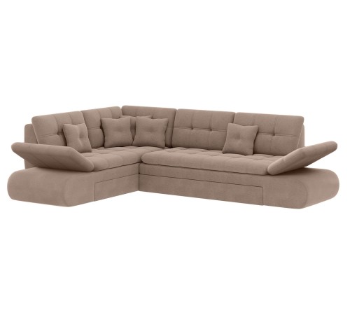 Диван Степ Тайм угловой с трещотками, бежевый